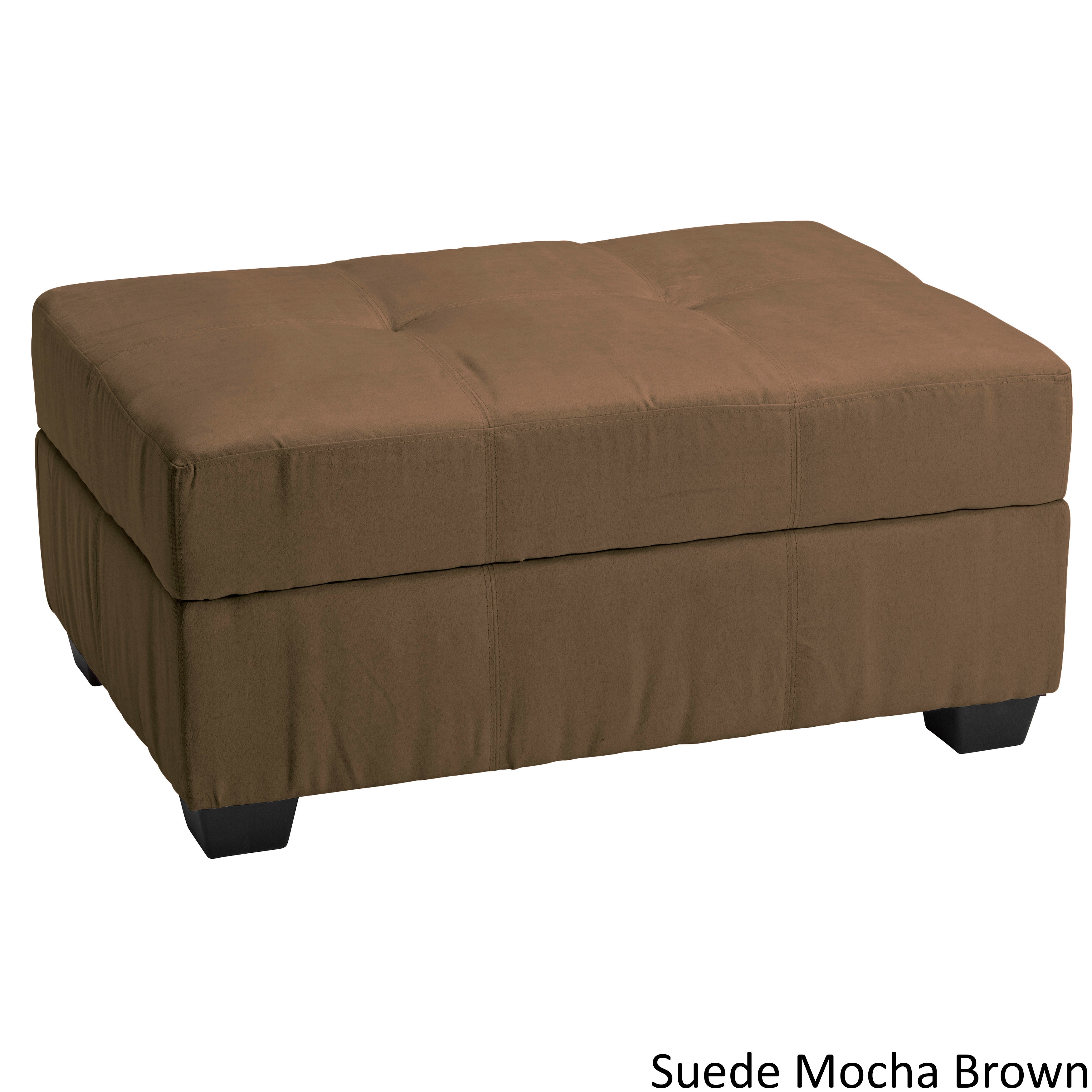 Vanderbilt Tufted Padded Hinged 36 X 24 Storage Ottoman Bench