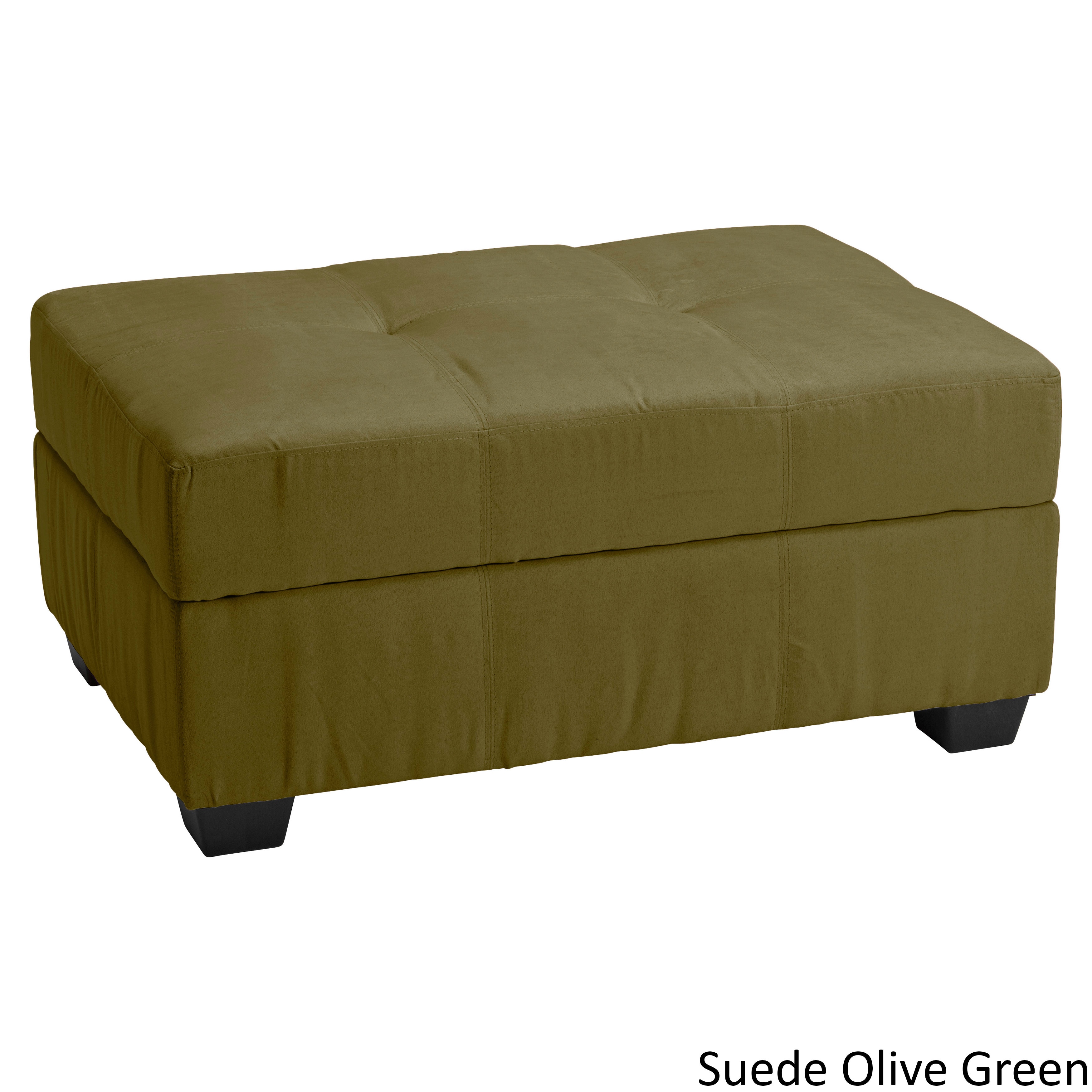 Vanderbilt Tufted Padded Hinged 36 X 24 Storage Ottoman Bench