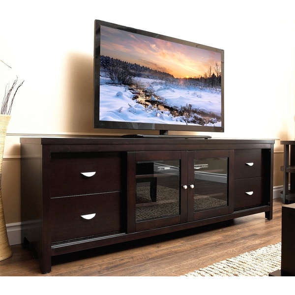 ABBYSON LIVING Clarkston Solid Wood 72-inch TV Console - 12275350 