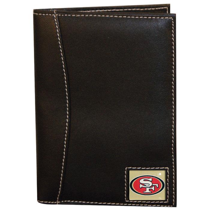 San Francisco 49ers Leather Passport Organizer