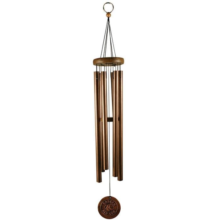 Boston Red Sox Copper Windchime Baseball