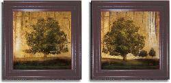 Patricia Pinto 'Aged Trees' 2-piece Framed Canvas Art Set