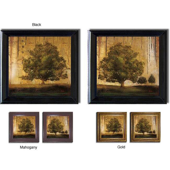 Patricia Pinto 'Aged Trees' 2-piece Framed Canvas Art Set