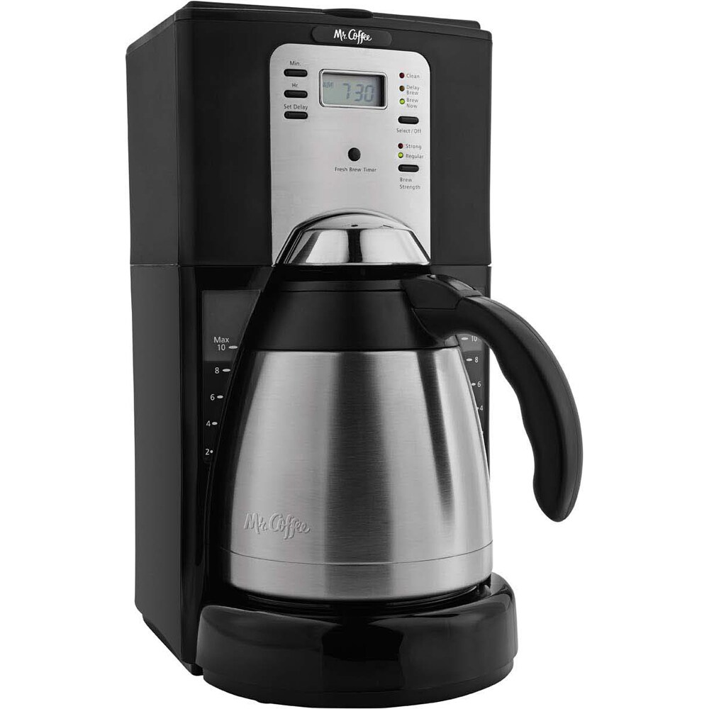 Mr. Coffee Under Cabinet Carafe Coffee Maker - Space-Saving 10 Cup Model  UTC403