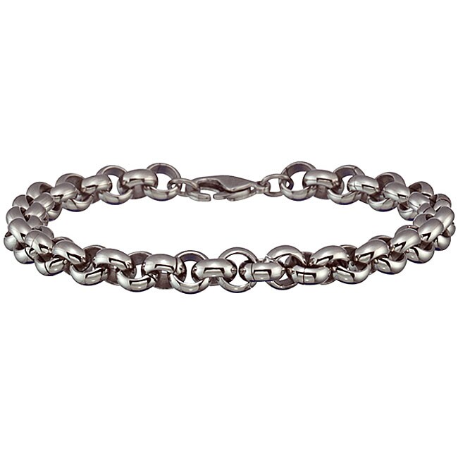 Stainless Steel Men S Round Link Bracelet On Free Stainless Steel Men X27 S Round Link Bracelet