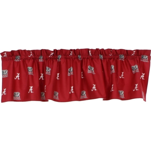 Alabama Crimson Tide 100 Cotton 84 X 15 Curtain Valance 1 Alabama Crimson Tide 100 Cotton 84 X 15 Curtain Valance