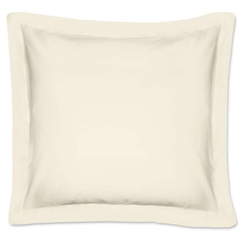 Poplin Tailored Cotton Blend Euro Sham