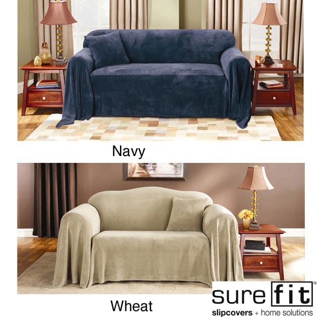 Plush Loveseat Furniture Throw