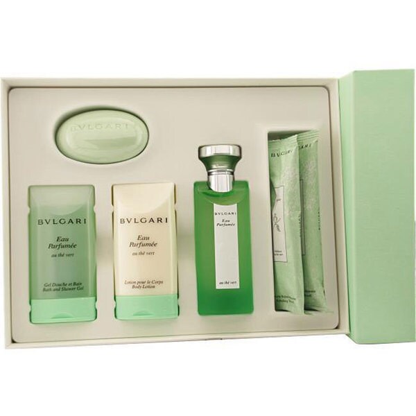 Shop Bvlgari 'Green Tea' Unisex 6piece Fragrance Set Free Shipping