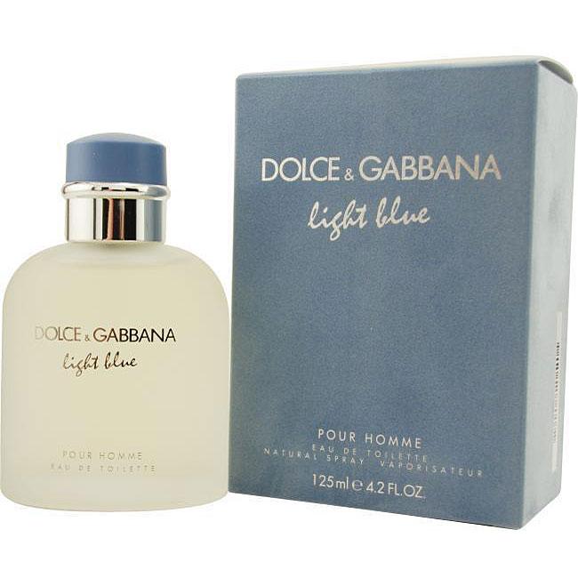 Dolce & Gabbana Light Blue Men's 4.2-ounce Eau de Toilette Spray ...