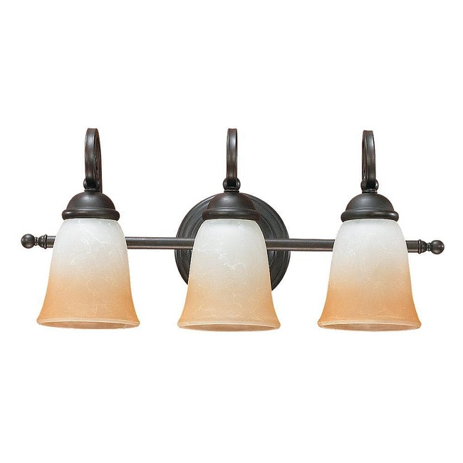 Brandywine Brindisi Bronze Finish 3 light Bath Bar