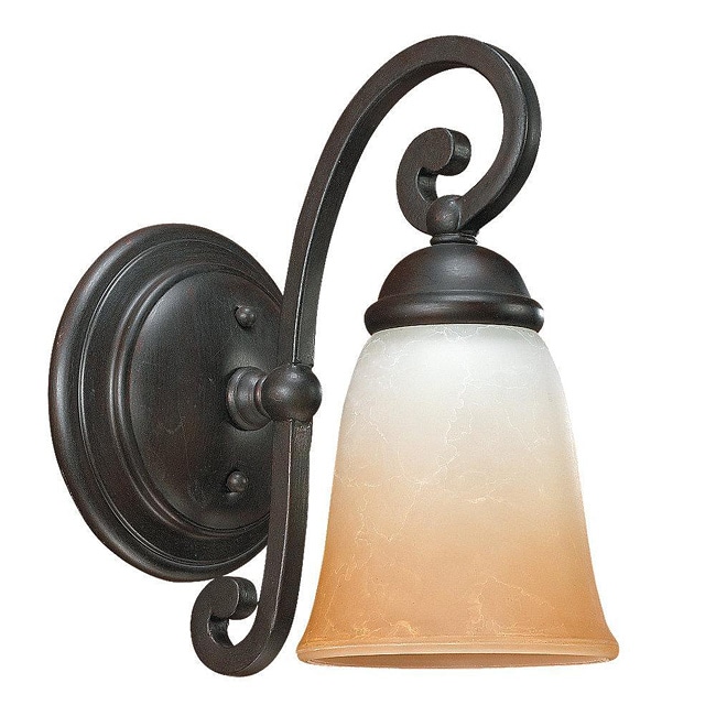 Brandywine One light Bronze Wall Sconce