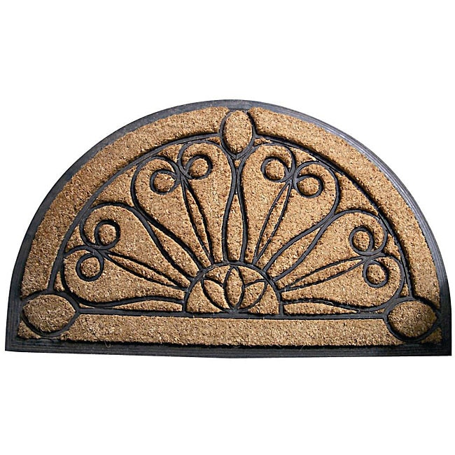 Tulips Half round Door Mat (16 X 26)