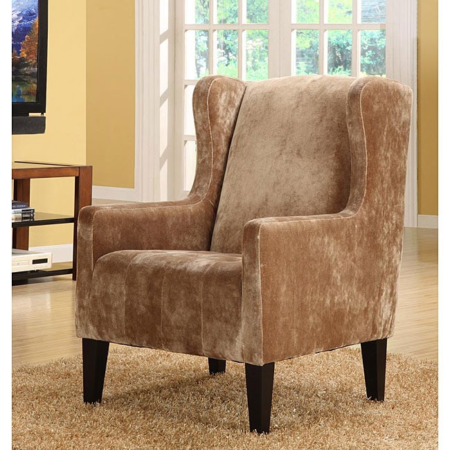 Caramel velvet deals chair