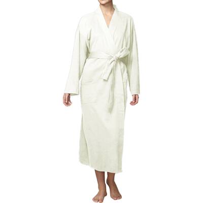 Unisex Organic Combed Cotton Jersey Bath Robe - Overstock - 4321644