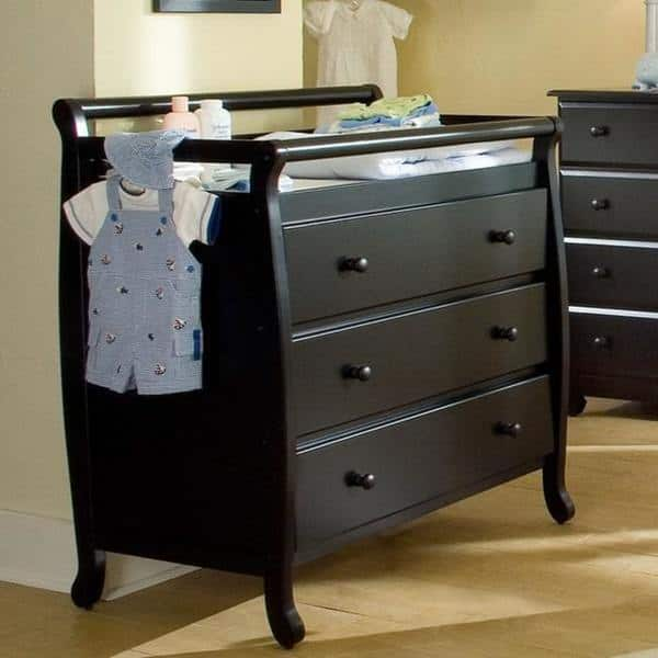 slide 2 of 7, DaVinci Emily 3-drawer Changing Table with Changing Pad