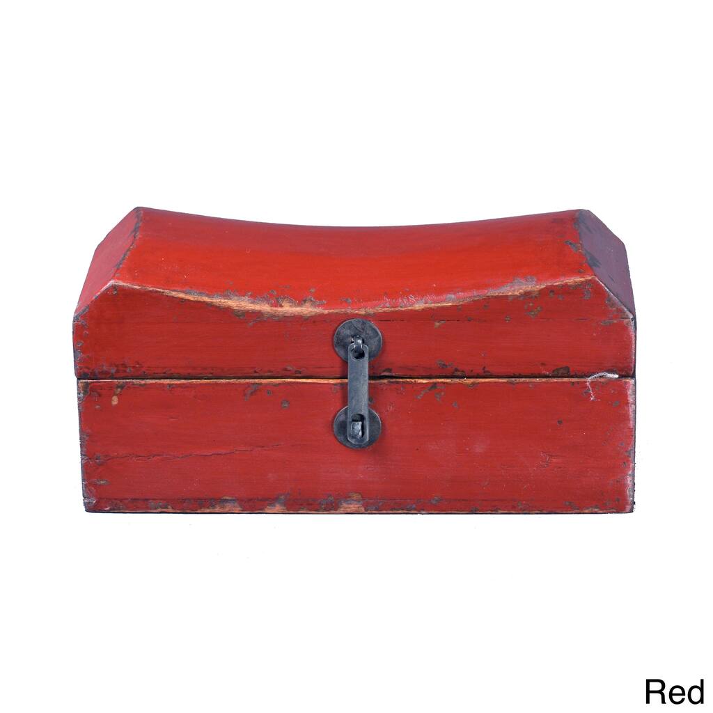 Asian-style Antique Black Old Pillow Box