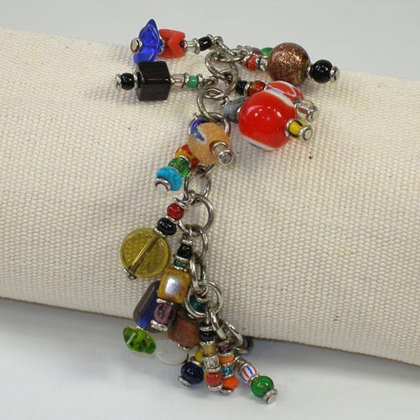 Shop Handmade Silverplated Brass Beads Colorful Charm Bracelet (Kenya) , Free Shipping On Orders Over $45 , Overstock.com , 4328864