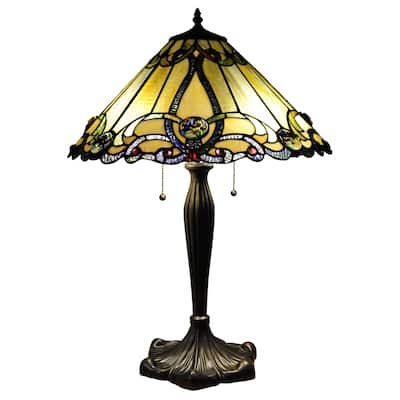 Tiffany-style Victorian Table Lamp