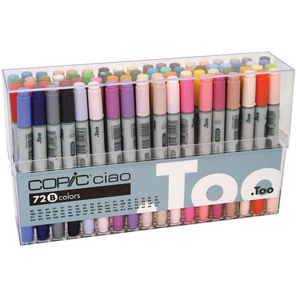 Copic Ciao 72 Piece Marker Set