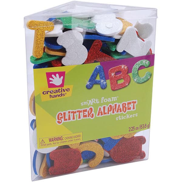 Foam Glitter Alphabet Colorful Stickers Bed Bath & Beyond 4329612