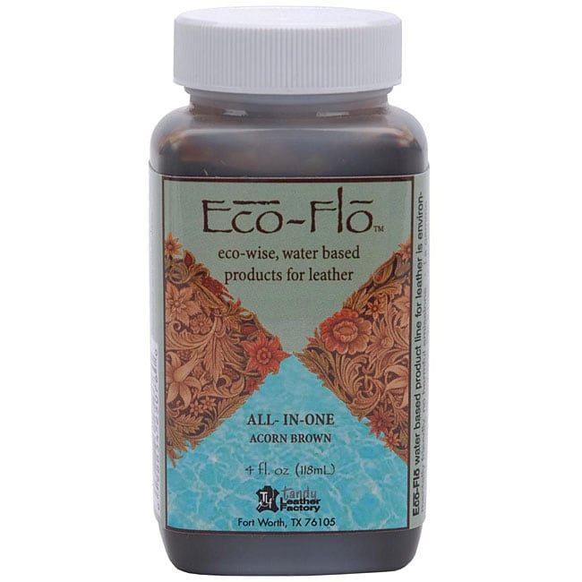 Eco flo All in one 4 oz Acorn Brown Stain And Finish