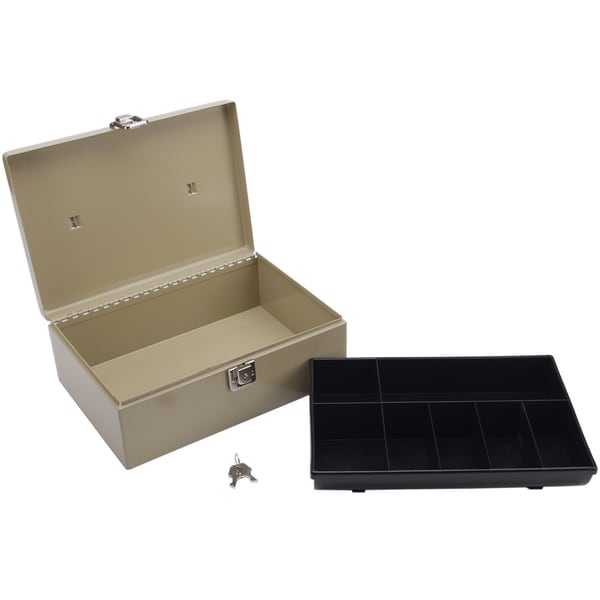 Shop Metal Cash Box With Locking Latch Free Shipping On Orders Over 45 4329856 8975