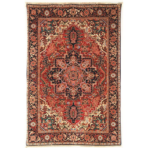 Shop Safavieh Couture Old World HandKnotted Red/ Navy Wool Area Rug