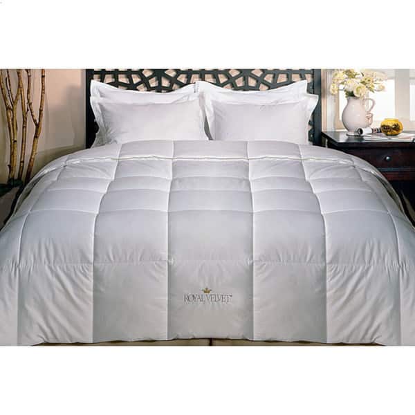 Amazon Com Royal Luxe Unisex Damask Stripe White Goose Down White Goose Feather Comforter Full Queen White Home Kitchen