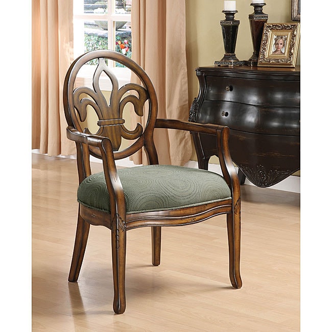 Shop Fleur De Lis Arm Chair Overstock 4345680