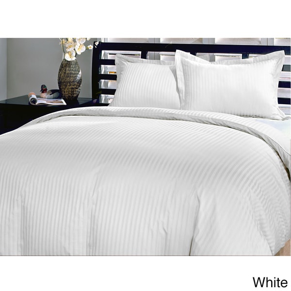 white damask stripe duvet cover