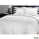 preview thumbnail 10 of 8, Damask Stripe 230 Thread Count 3-piece Duvet Cover Set Full/Queen White