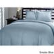 preview thumbnail 8 of 8, Damask Stripe 230 Thread Count 3-piece Duvet Cover Set Smoke - Full - Queen - Damask Cotton/Down - 3 Piece