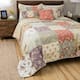 Greenland Home Fashions Blooming Prairie 5-piece Cotton Quilt Set - Full - Queen