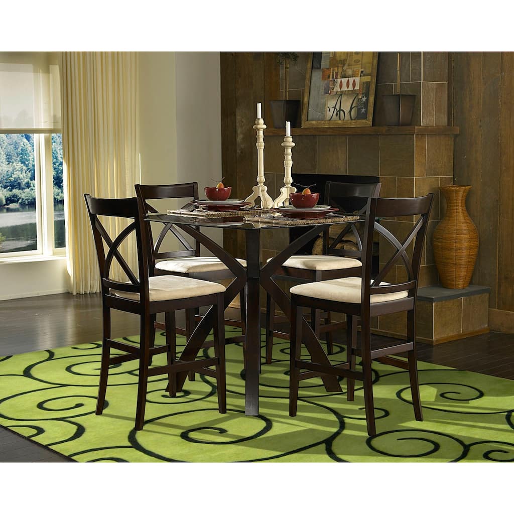 Alliyah Handmade Lime Green New Zealand Blend Wool Rug - 5' x 8'