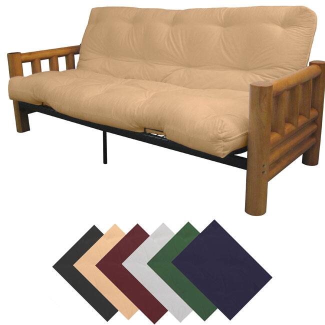 Yosemite Full Rustic Lodge Frame/ Premier Mattress Futon Set