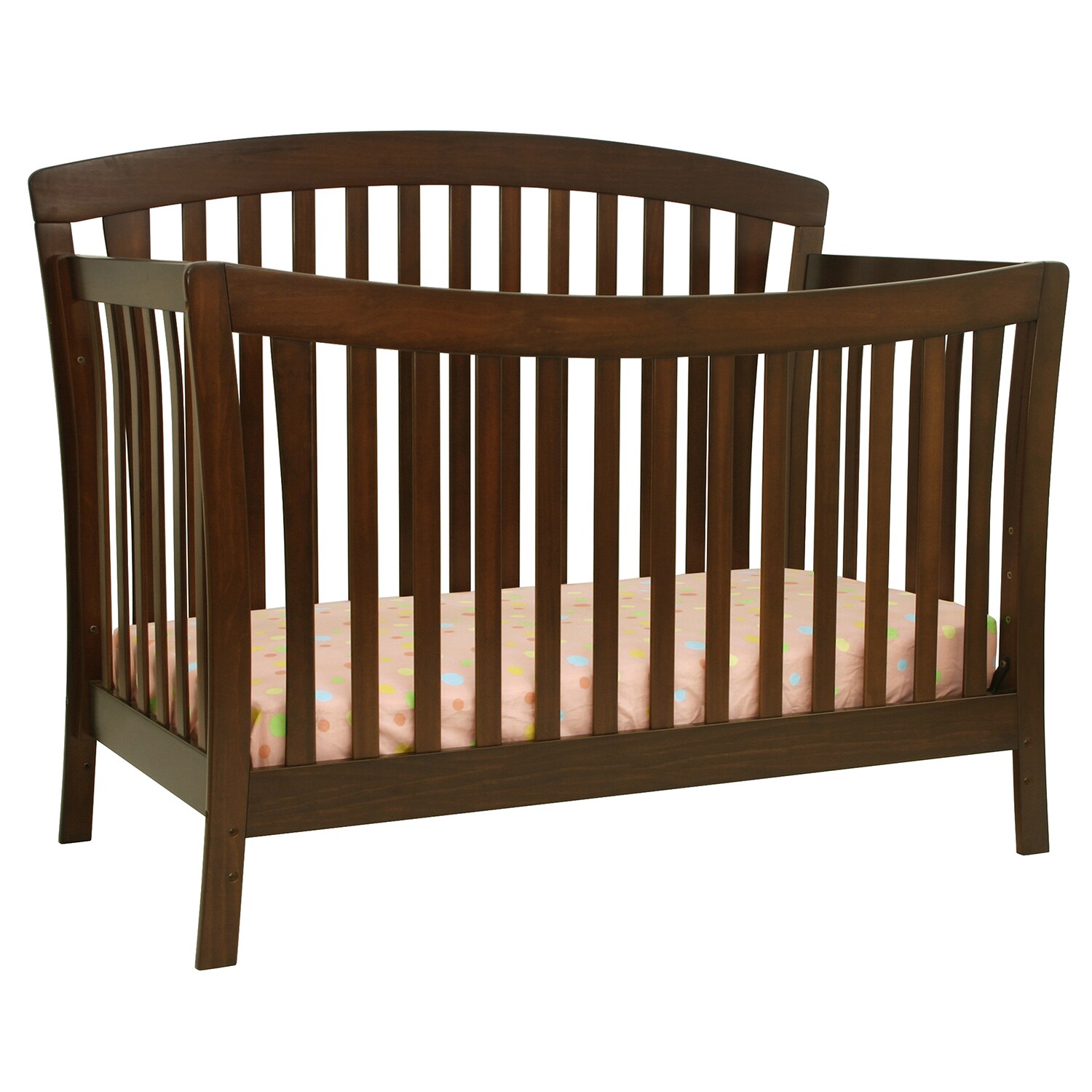 Shop Davinci Rivington 4 In 1 Crib With Toddler Rail In Coffee