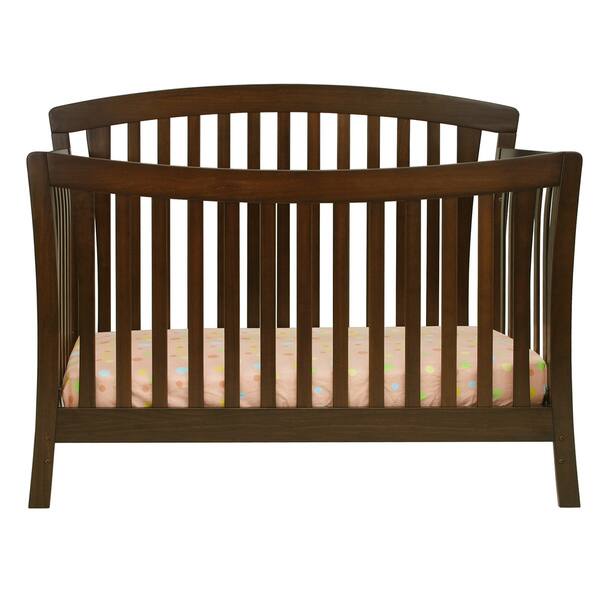 Shop Davinci Rivington 4 In 1 Crib With Toddler Rail In Coffee