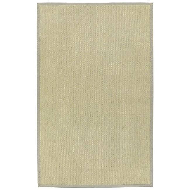 PVC Outdoor Beige Rug - 6' x 9'