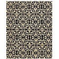 Hand-tufted Black Wool Marla Rug (8' x 10') - 8' x 10'