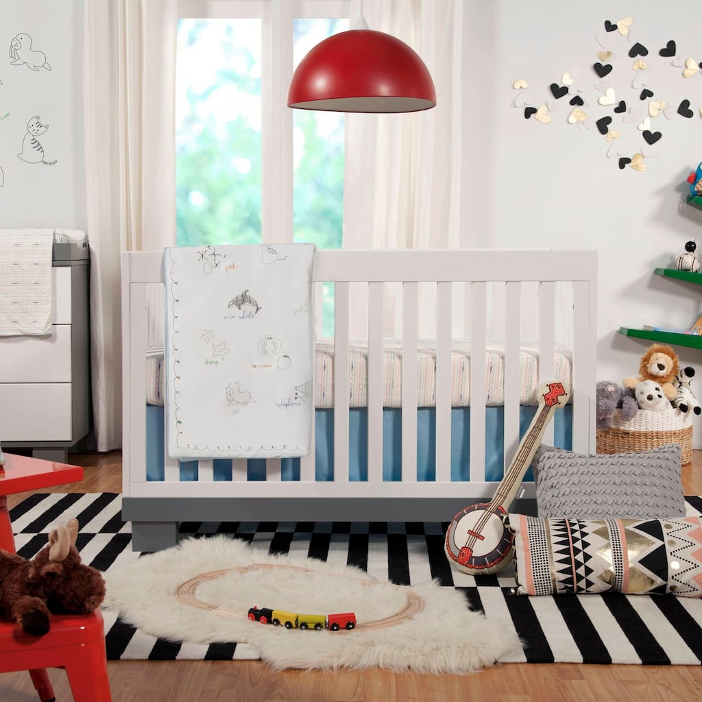 Babyletto Modo 3-in-1 Convertible Crib w/ Toddler Bed Conversion Kit