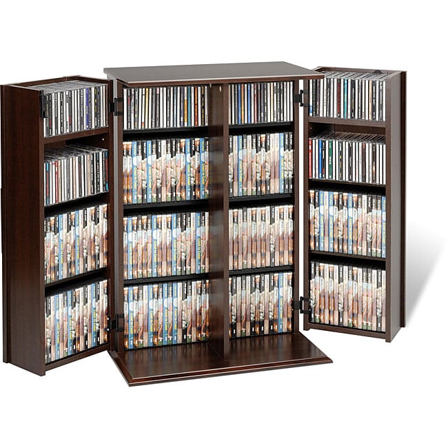 Everett Locking DVD/ CD Media Storage Cabinet - Free ...