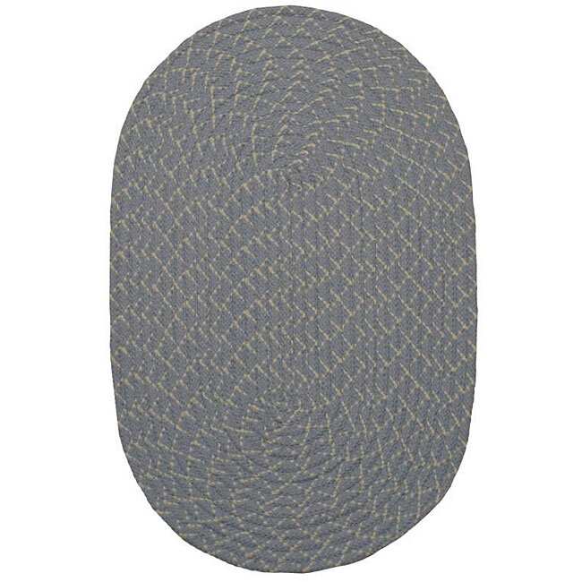 Indoor/ Outdoor Blue Braided Lemonade Rug (36 X 56) (BluePattern BraidedTip We recommend the use of a non skid pad to keep the rug in place on smooth surfaces.All rug sizes are approximate. Due to the difference of monitor colors, some rug colors may va