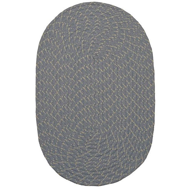 Lemonade Indoor/ Outdoor Blue Braided Rug (8 X 11) (BluePattern BraidedTip We recommend the use of a non skid pad to keep the rug in place on smooth surfaces.All rug sizes are approximate. Due to the difference of monitor colors, some rug colors may var