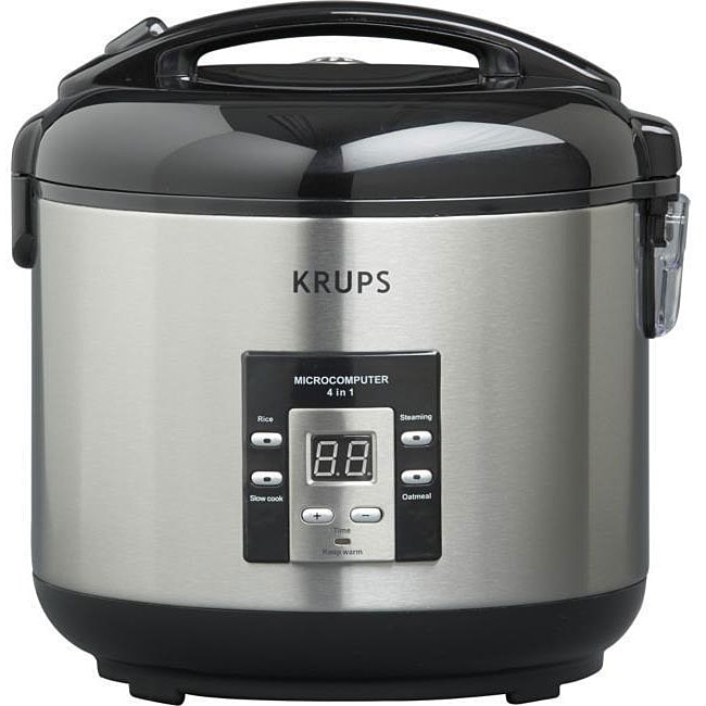 Shop Krups RK7011 4-in-1 10-cup Rice Cooker and Steamer - Free Shipping