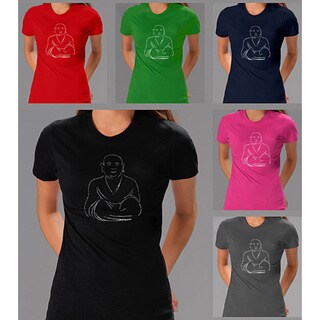 Los Angeles Pop Art Women's 'Heart Love' T-shirt - Overstock - 4430464