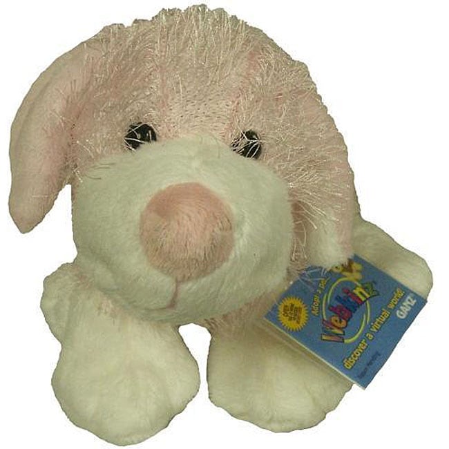 webkinz pink and white dog