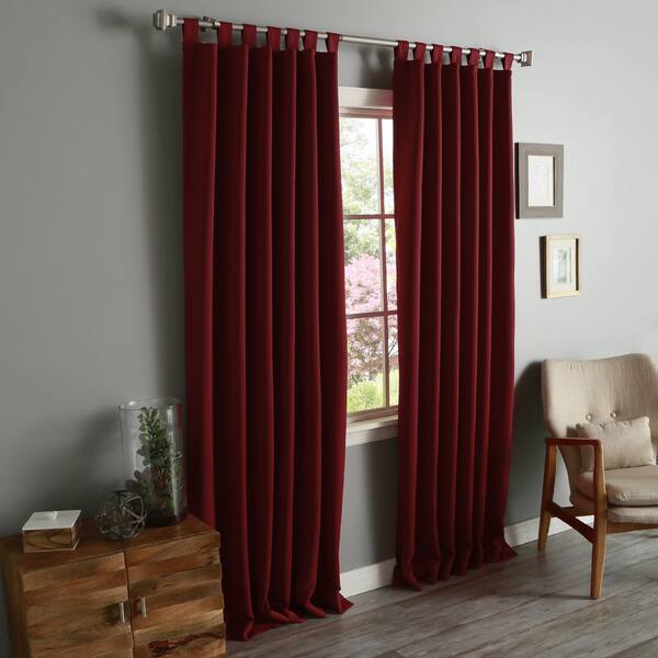 Shop Aurora Home Tab Top Thermal Insulated 95 Inch Blackout