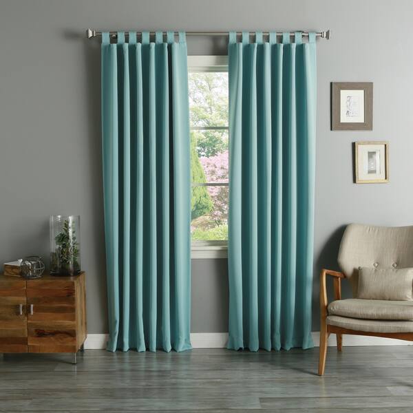 Shop Aurora Home Tab Top Thermal Insulated 95 Inch Blackout