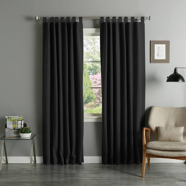 Shop Aurora Home Tab Top Thermal Insulated 95 Inch Blackout